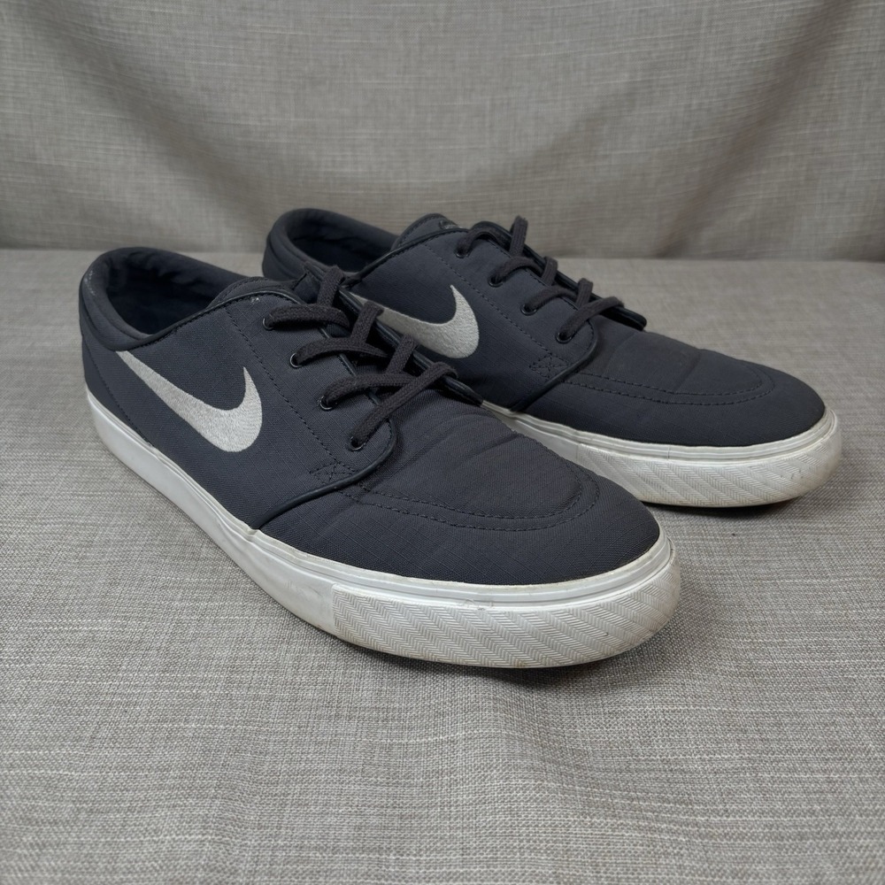 Nike SB Zoom Stefan Janoski Canvas Shoes Mens 11.5 Gray Skate Sneakers